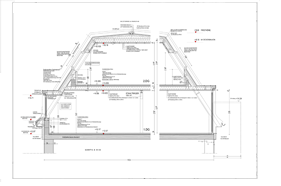 Detailschnitt Dach
